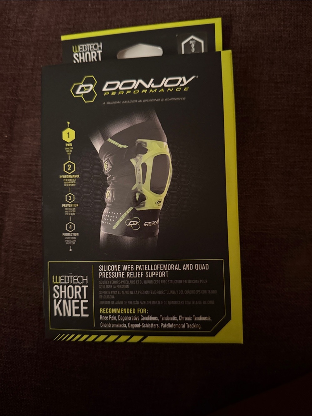 Donjoy Webtech Short Knee Brace